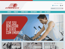 Tablet Screenshot of embreex.com.br